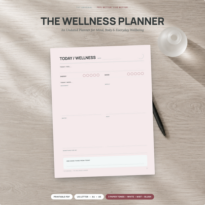 Wellness Planner Printable