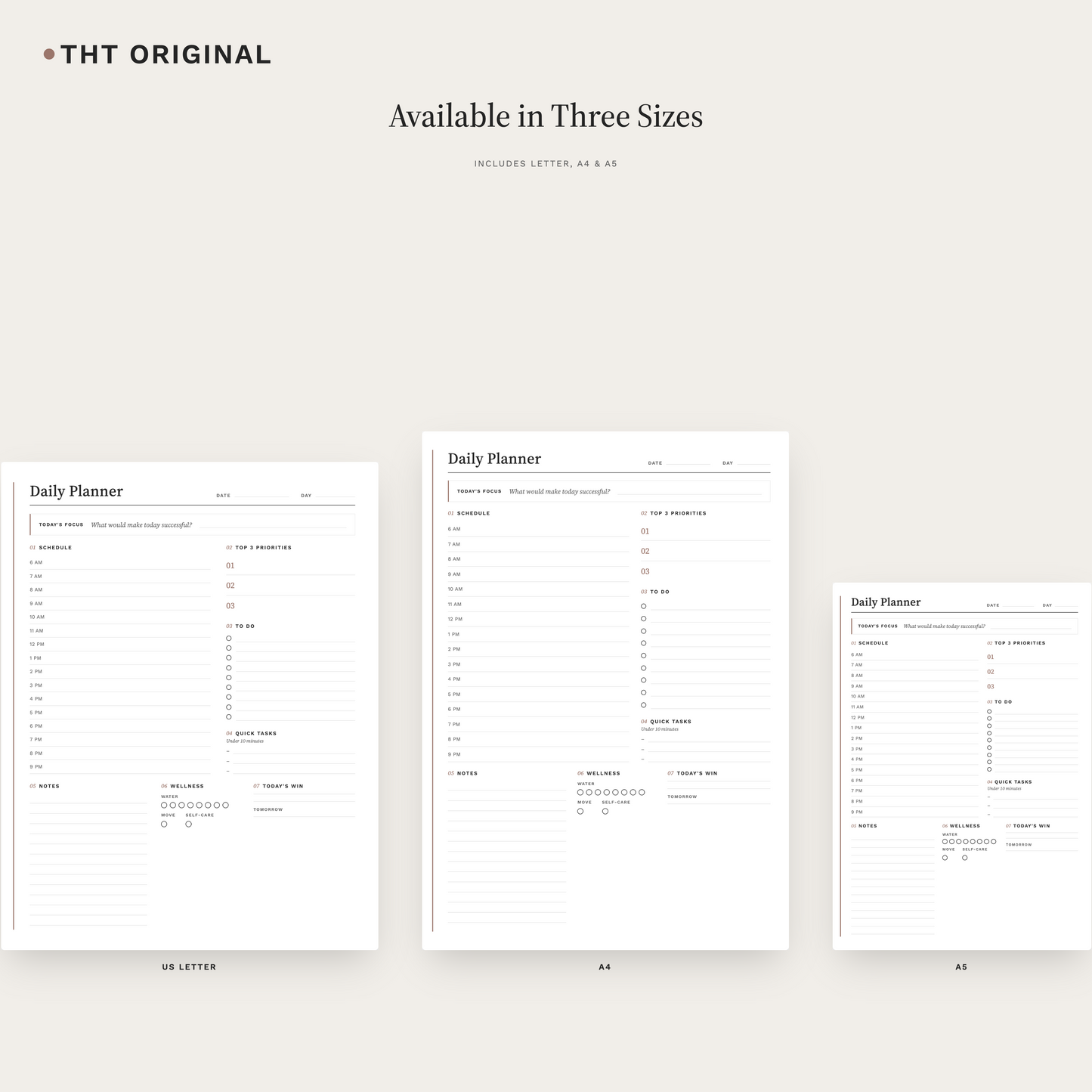 Daily Minimalist Digital Planner PDF
