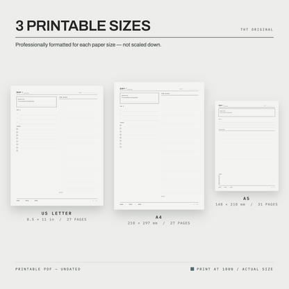 Modern Grid Planner Printable