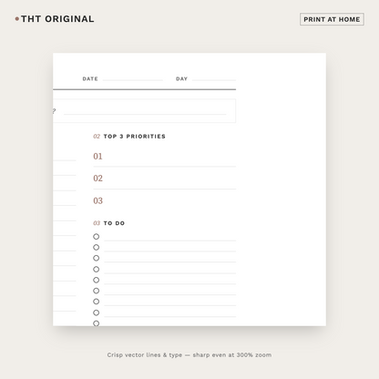 Daily Minimalist Digital Planner PDF