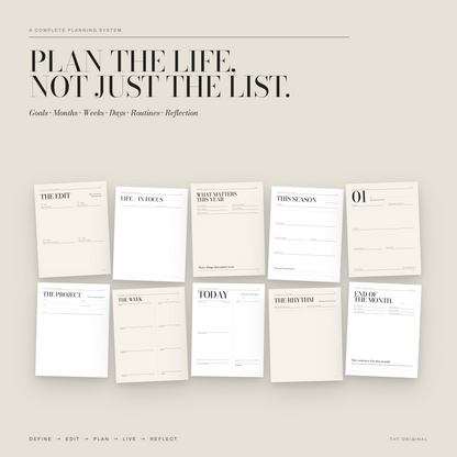 Editorial Printable Planner