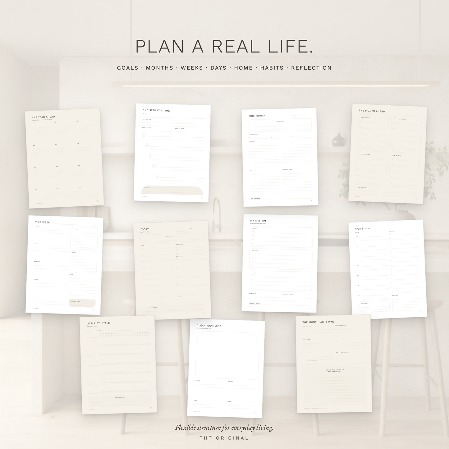 Organic Minimal Planner Printable