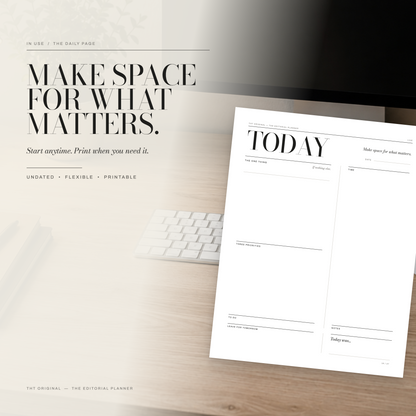 Editorial Printable Planner