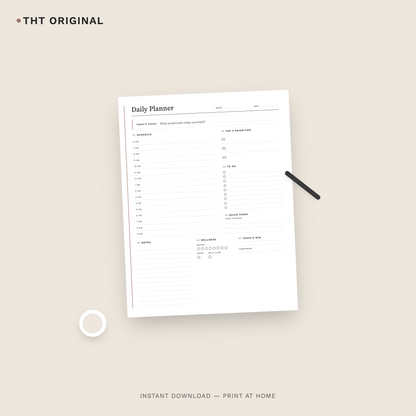 Daily Minimalist Digital Planner PDF