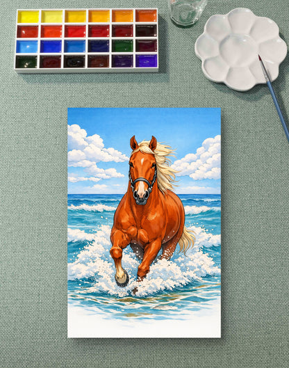 Horse Coloring Book – 50 Printable Pages for Adults & Kids | Digital Download PDF